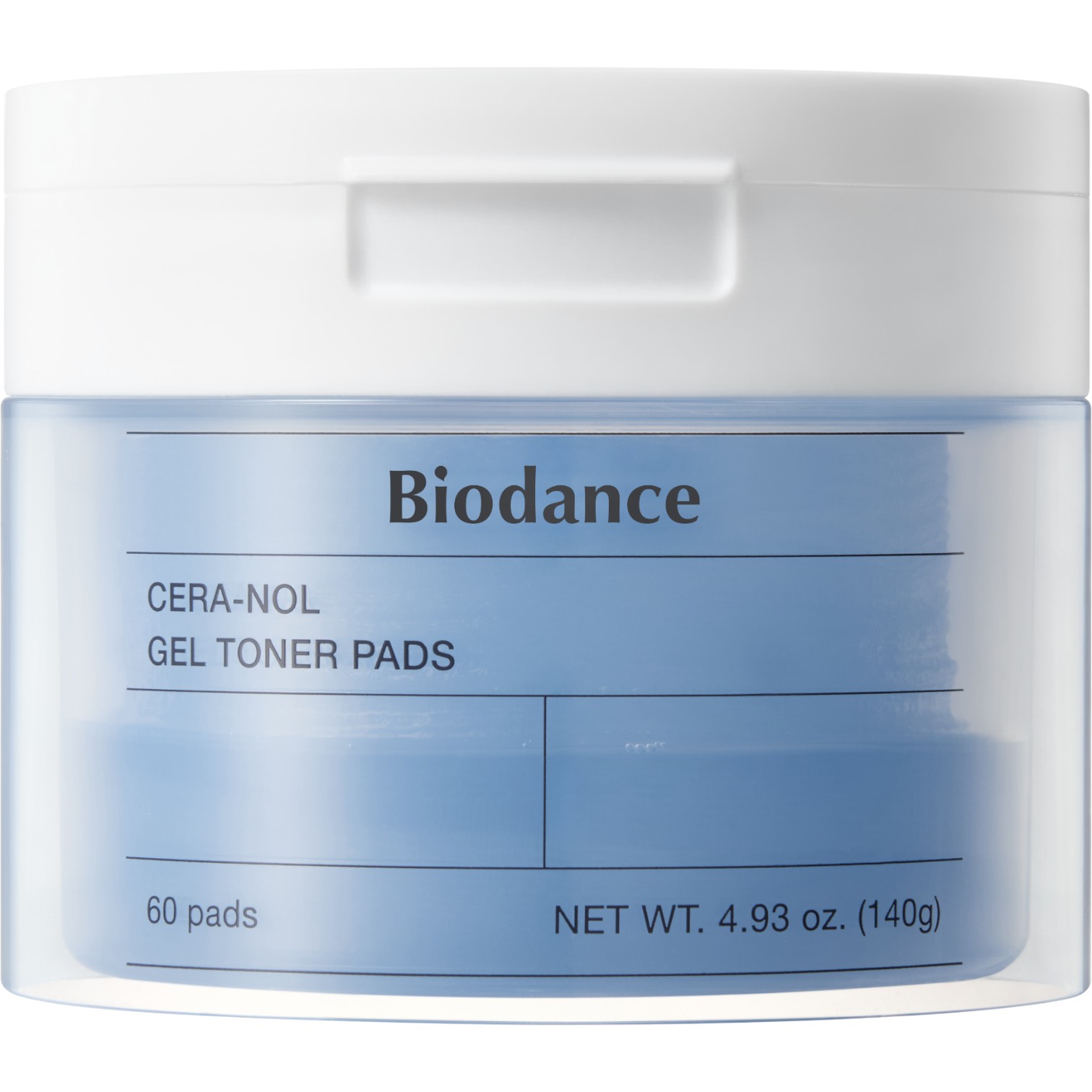 Biodance Cera-nol Gel Toner Pads, Żelowe Płatki Nawilżające do Twarzy, 60szt