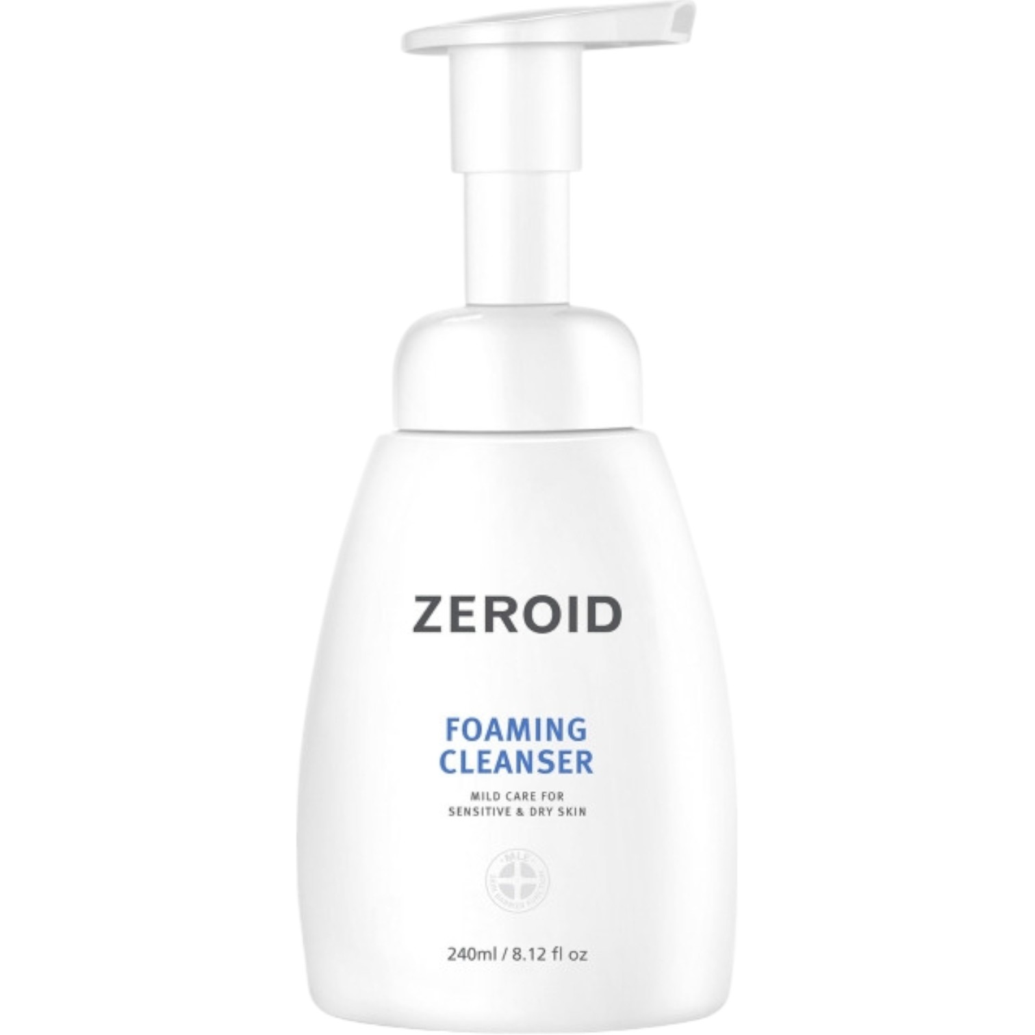 Zeroid Foaming Cleanser, Pianka oczyszczająca do skóry suchej i wrażliwej 