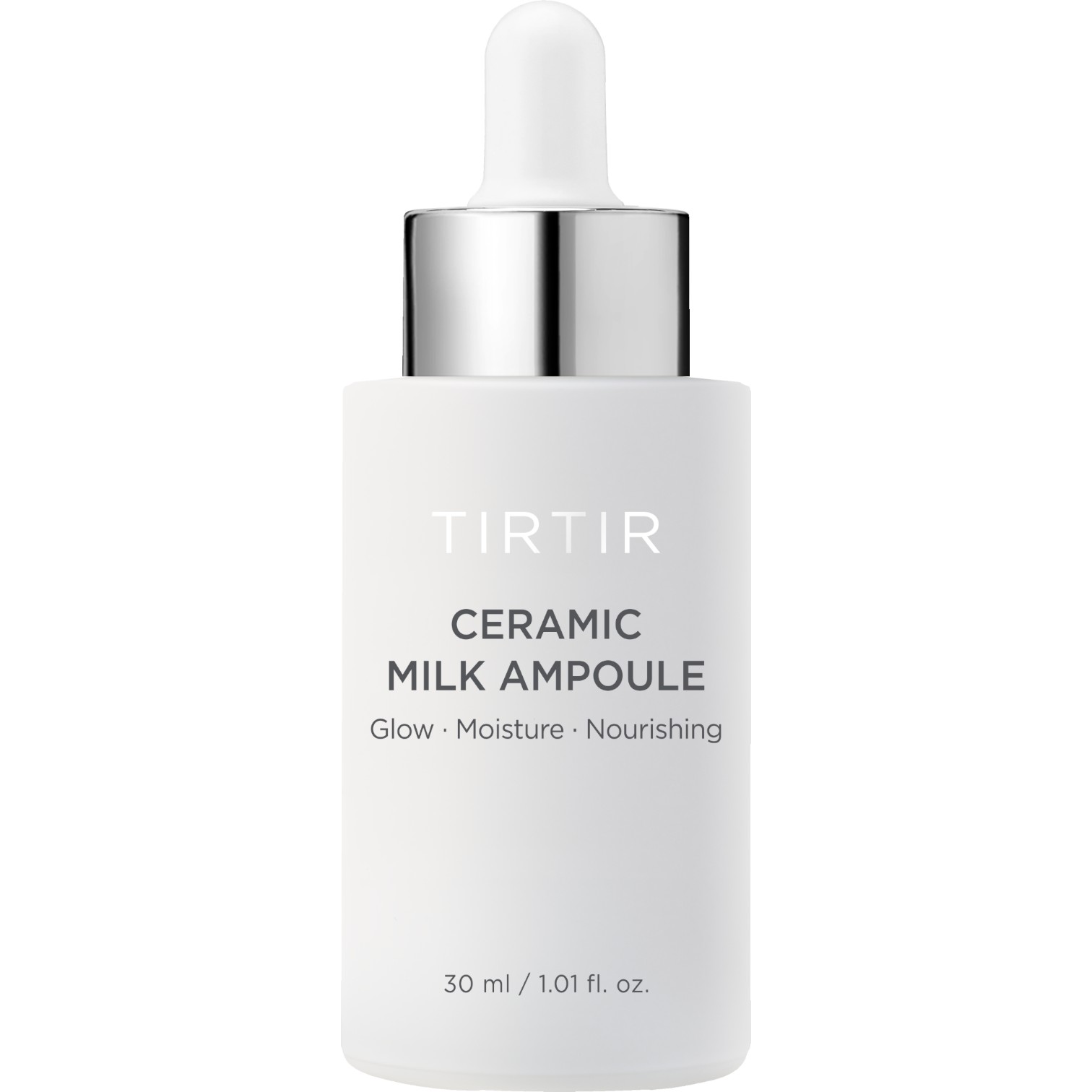 TirTir Ceramic Milk Ampoule, Fiala di latte idratante con effetto Glass Skin