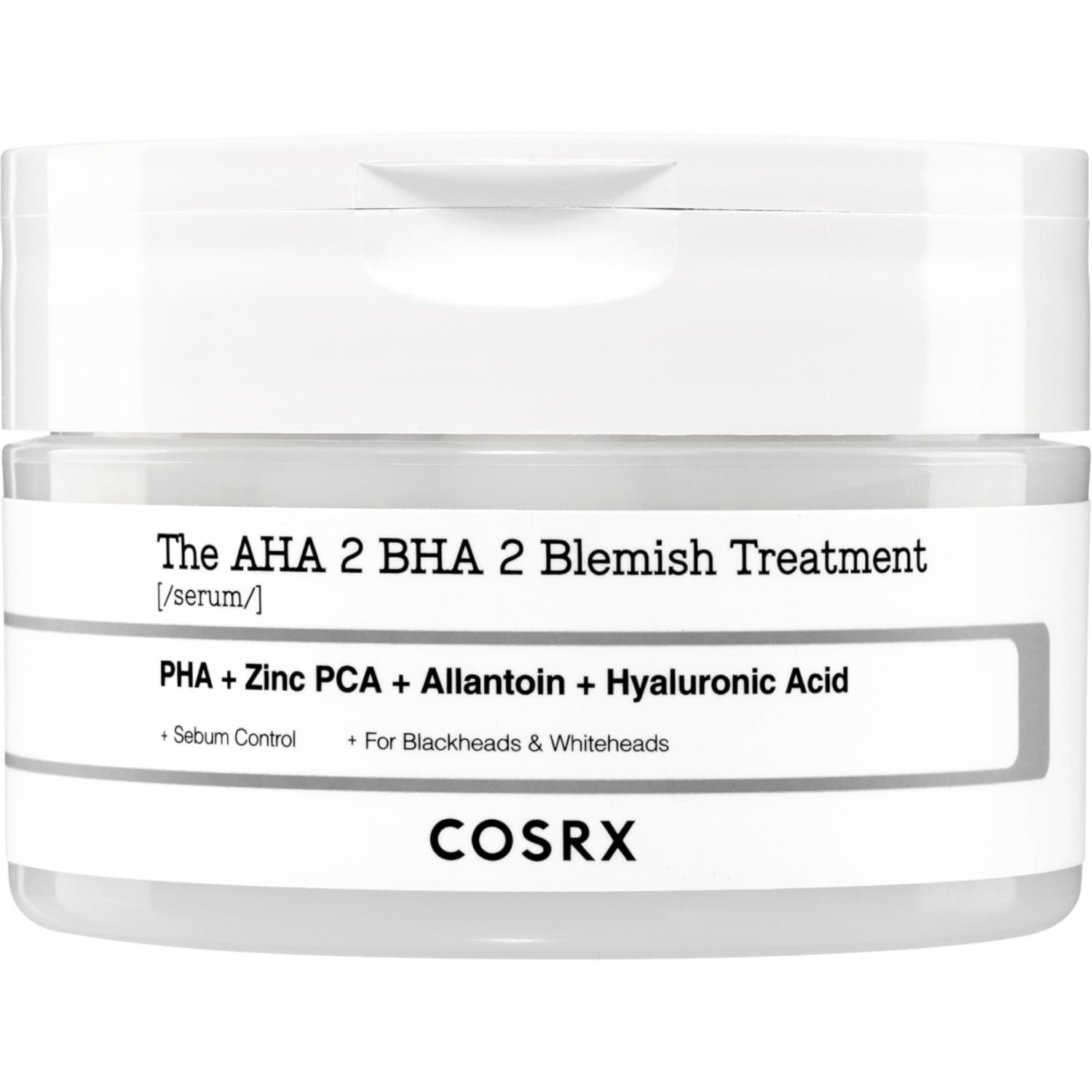 Cosrx The AHA 2 BHA 2 Blemish Treatment Serum, Płatki złuszczające z kwasami AHA i BHA