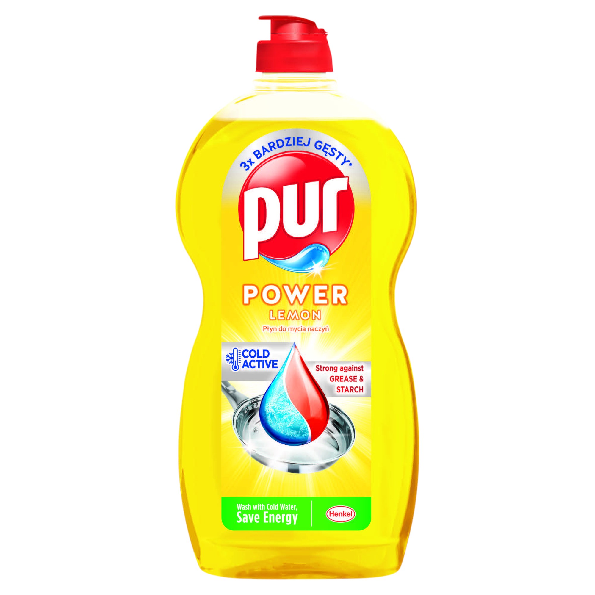 Pur Płyn do mycia naczyń Power Lemon, 1,2 L