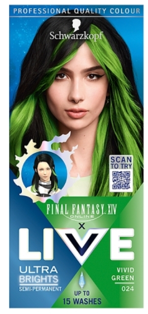 Schwarzkopf Live Ultra Brights Farba do włosów, Vivid Green