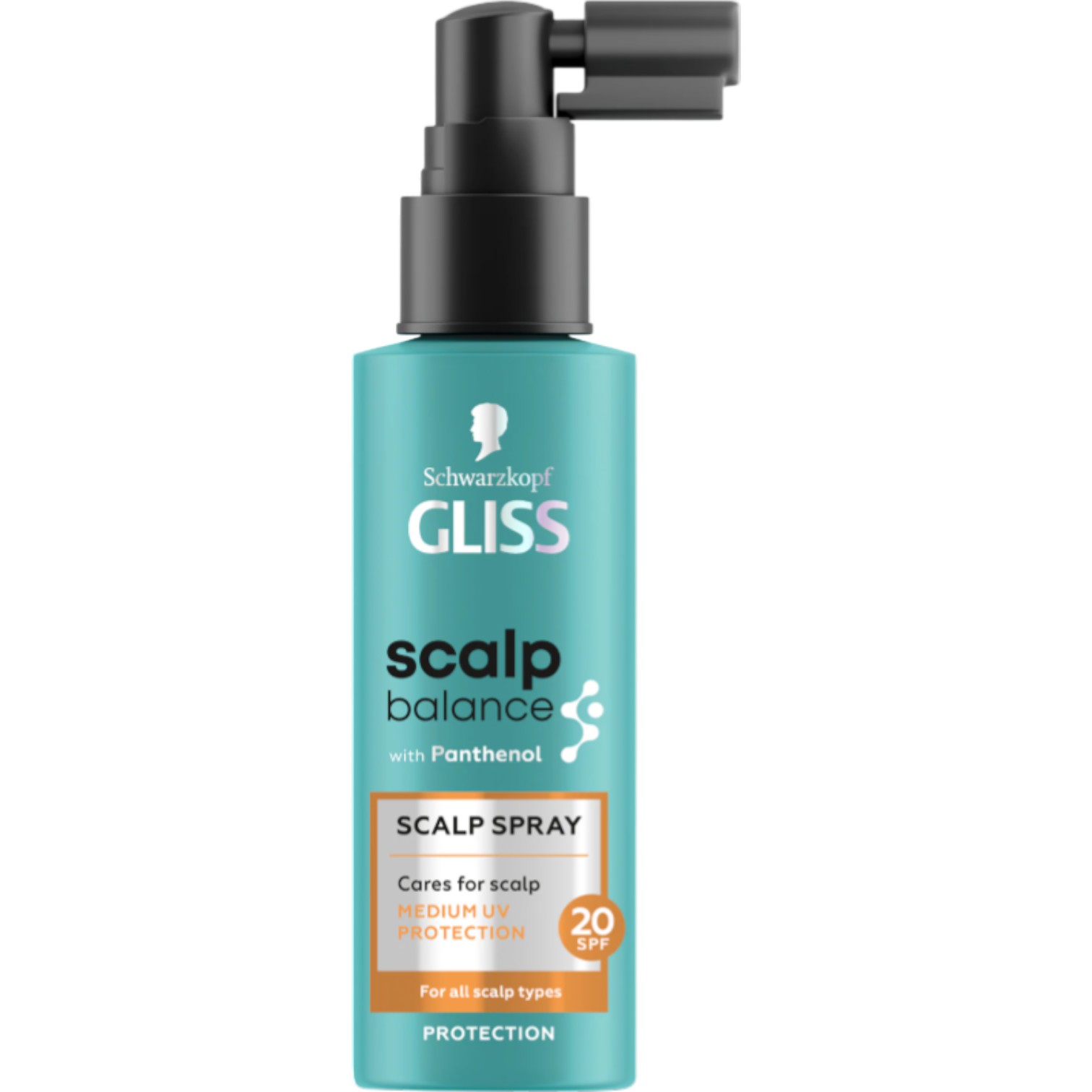 Gliss Gliss Scalp Balance, Ochronna mgiełka UV do włosów i skóry głowy, SPF20