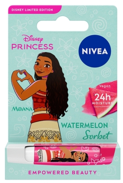 Nivea Disney Vaiana Pielęgnująca Pomadka do ust, Sorbet Arbuzowy 
