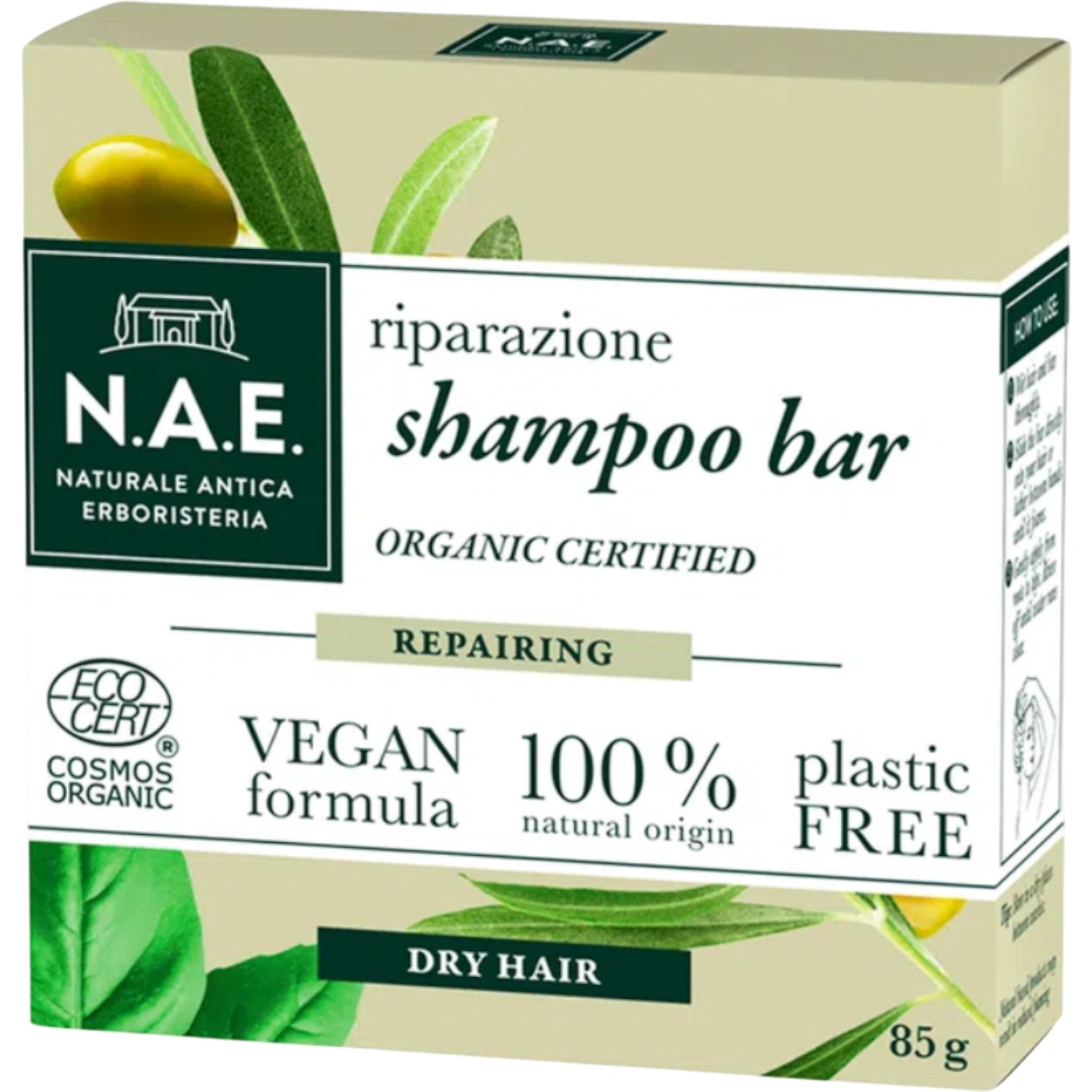 Eko N.A.E. Szampon w kostce regenerujący, do włosów suchych