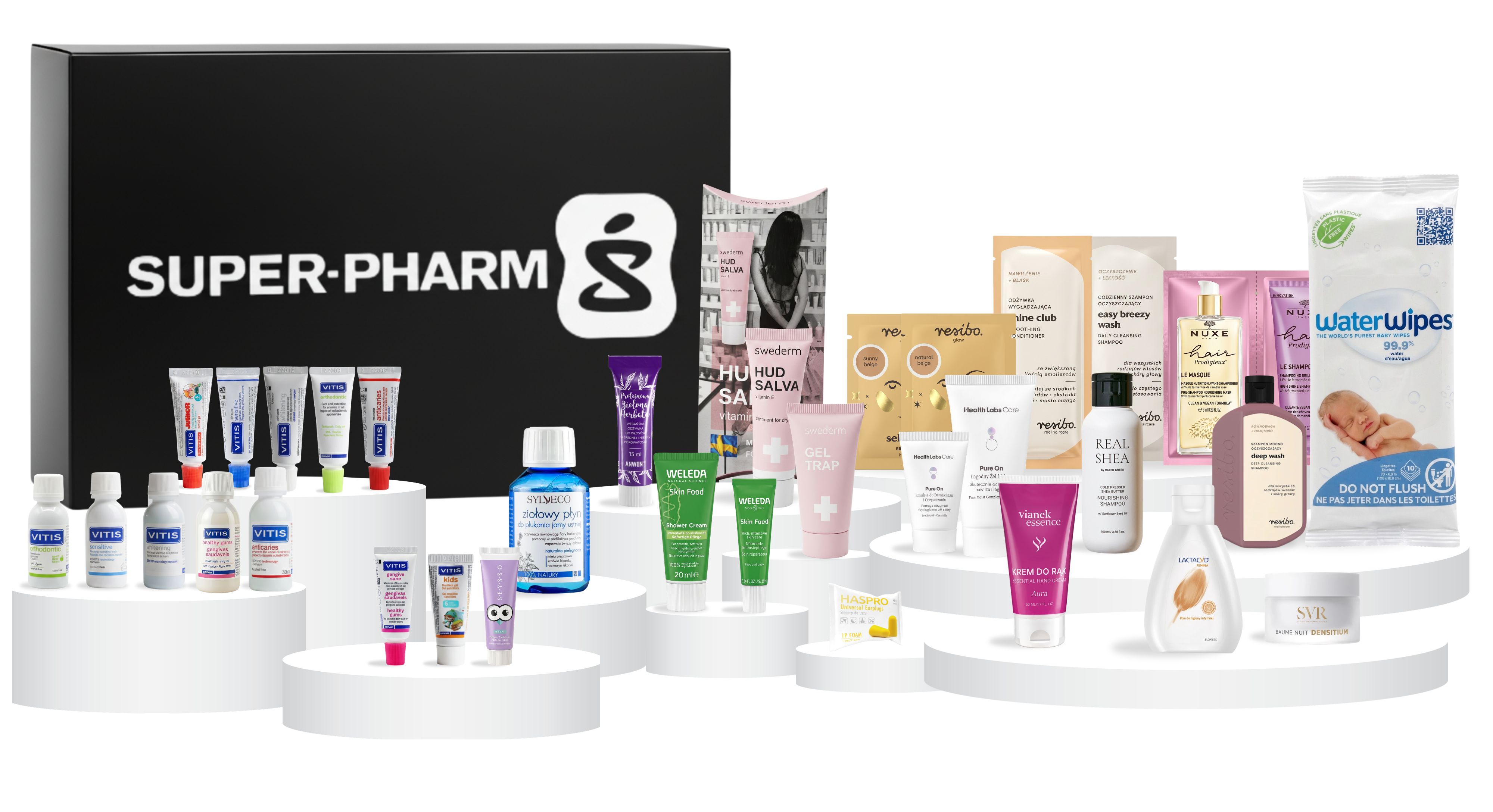 SuperBox Mini Beauty Discovery Set, Zestaw miniatur