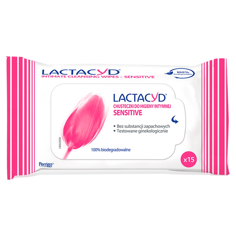 Lactacyd Chusteczki do Higieny Intymnej Sensitive
