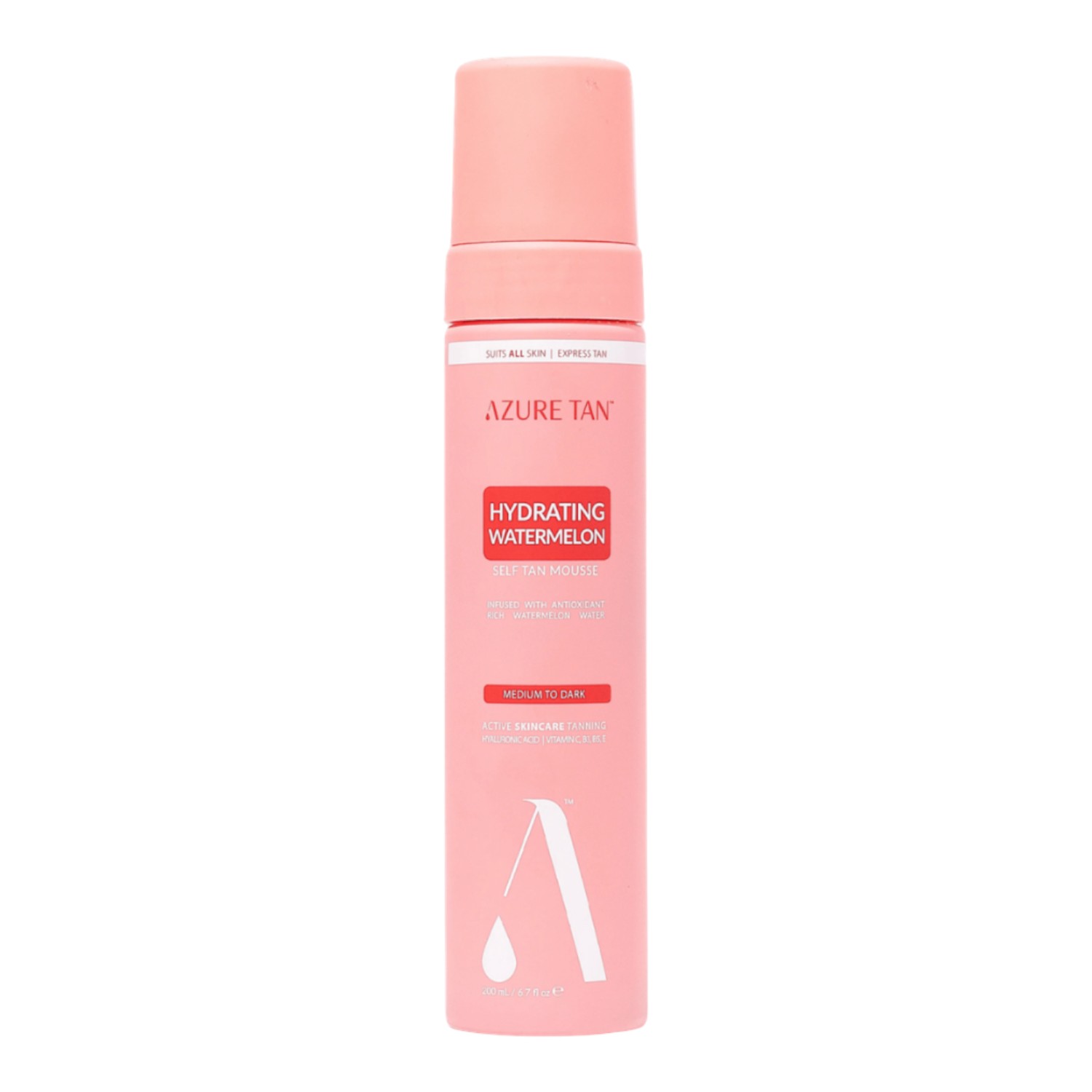 Azure Tan Self Tan Mousse Pianka samoopalająca Hydrating Watermelon 