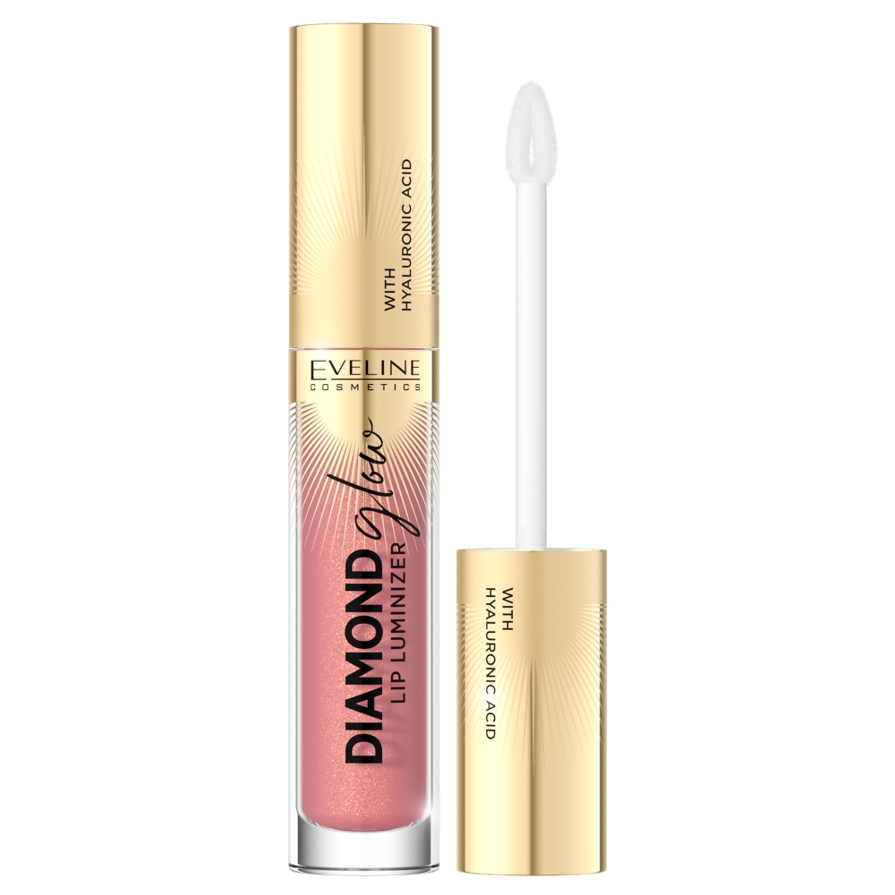 Eveline Diamond Glow Lip Luminizer Gloss Labbra 04 Raspberry Sorbet