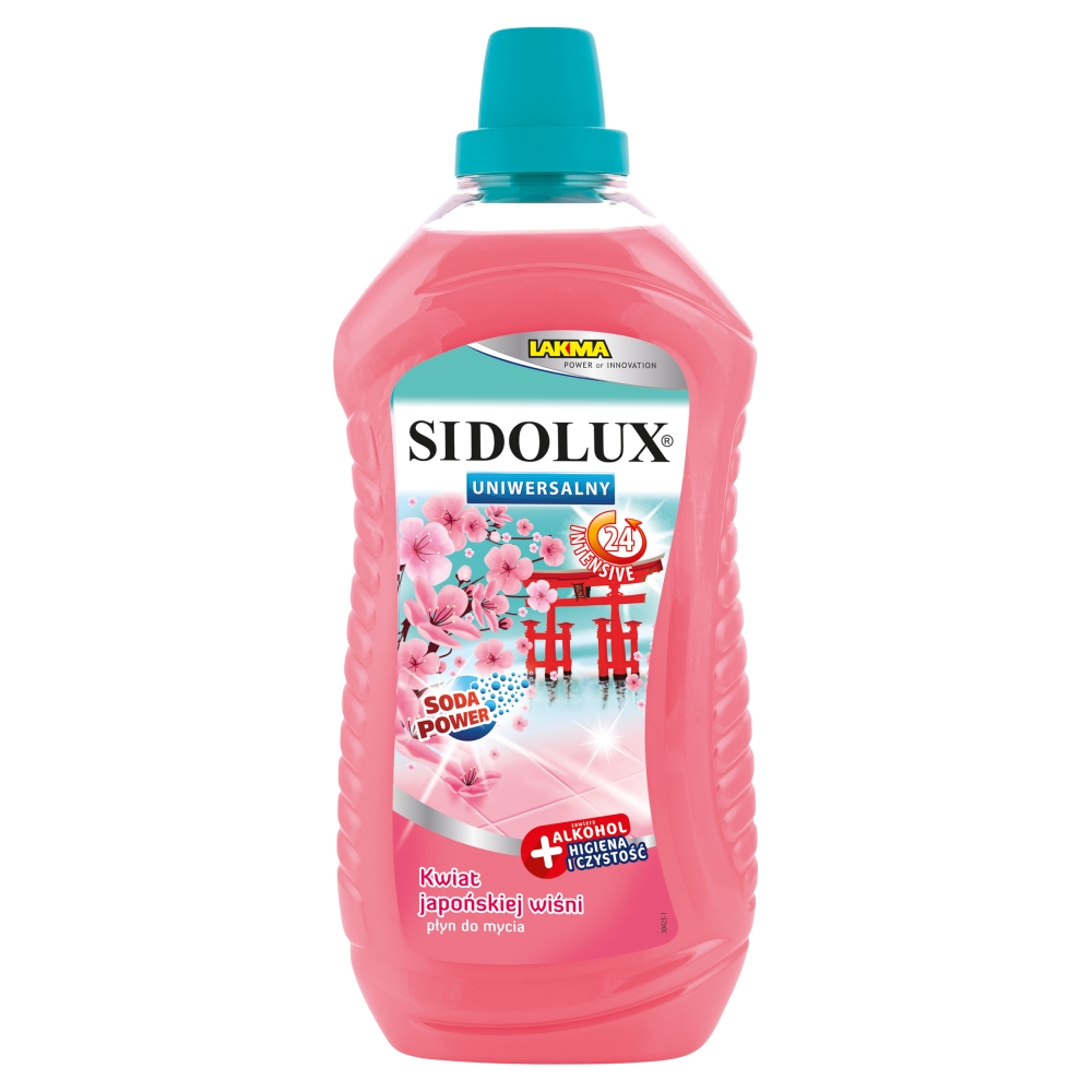 Sidolux Uniwersalny Kwiat Japońskiej Wiśni - Płyn do mycia 1 L 1000 ml
