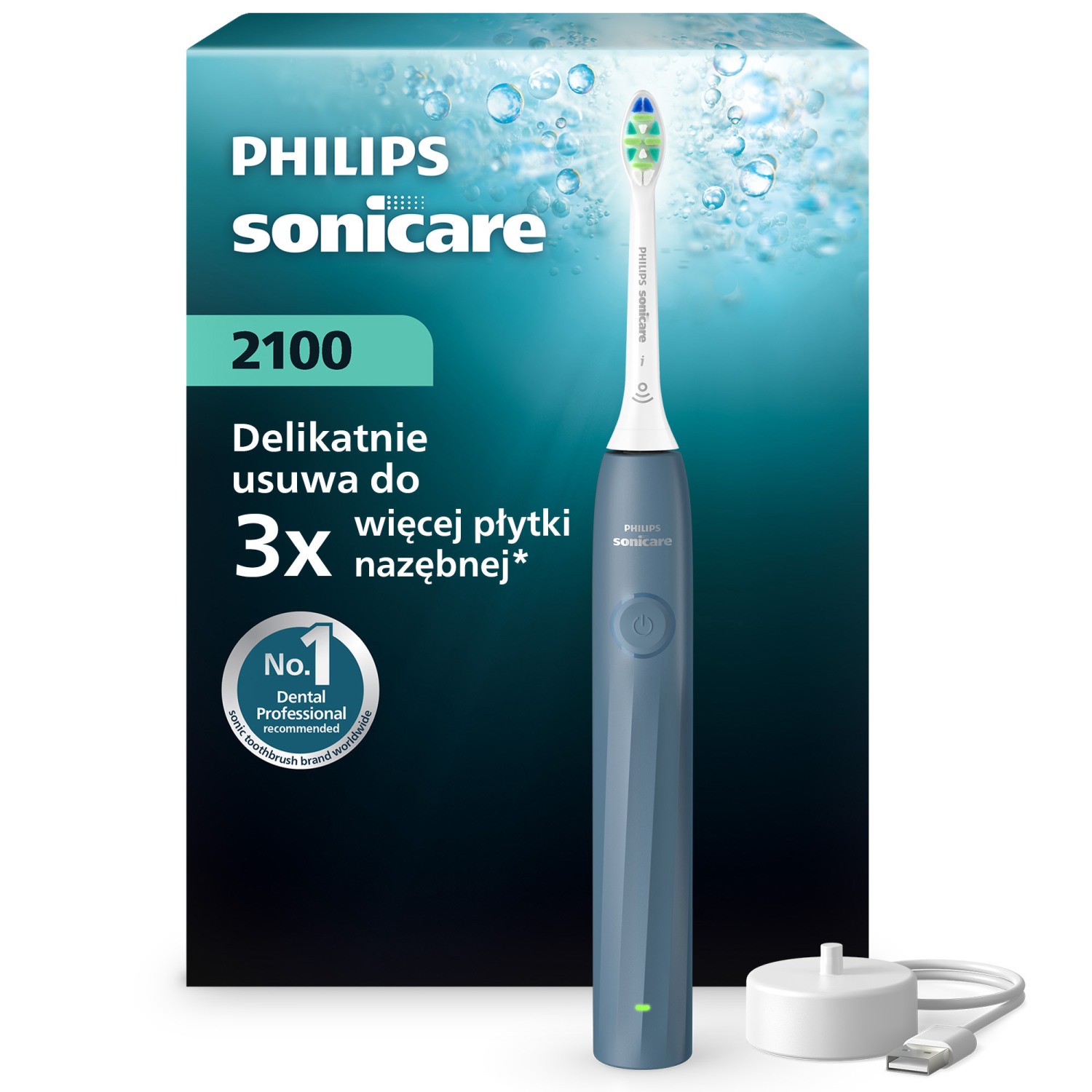 Philips Sonicare Szczoteczka soniczna HX4021/04 niebieska