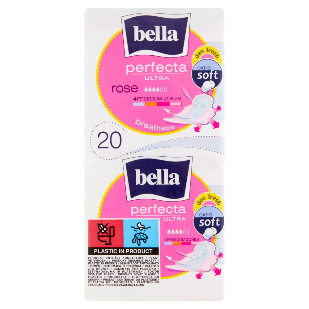 Bella Perfecta Ultra Rose Podpaski higieniczne, 20 szt.