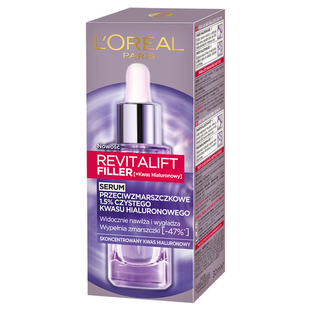 L’oréal Paris Revitalift Filler 1,5% Ha Siero Viso 30 Ml