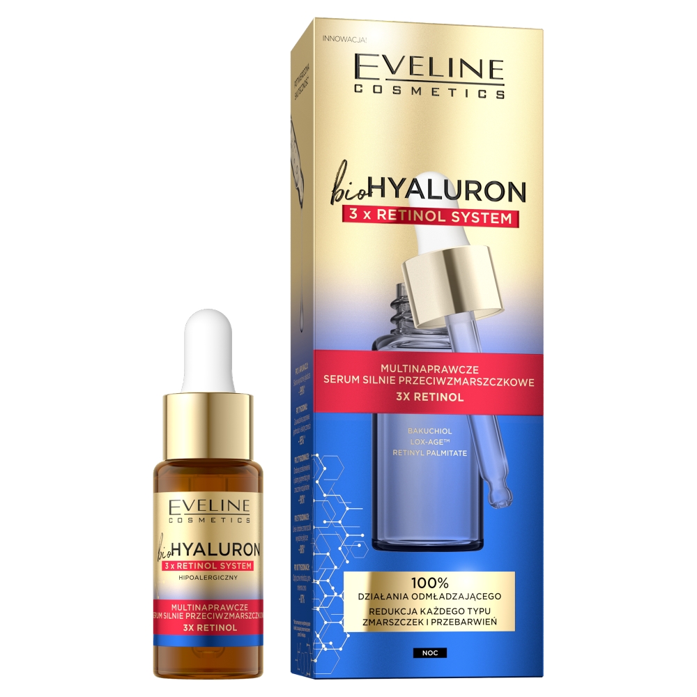 Eveline Biohyaluron 3 X Retinol Serum z retinolem
