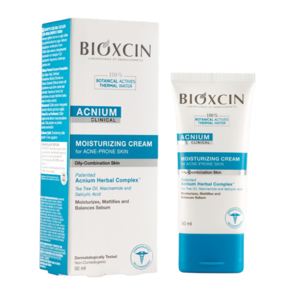Bioxcin Acnium Krem nawilżający regulujący wydzielanie sebum