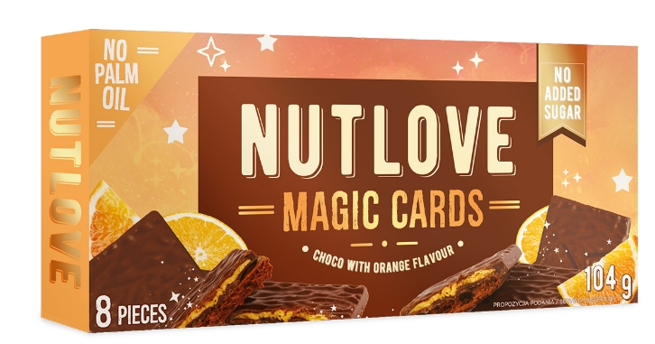 Allnutrition Nutlove Magic Cards choco with orange flavour 104 g