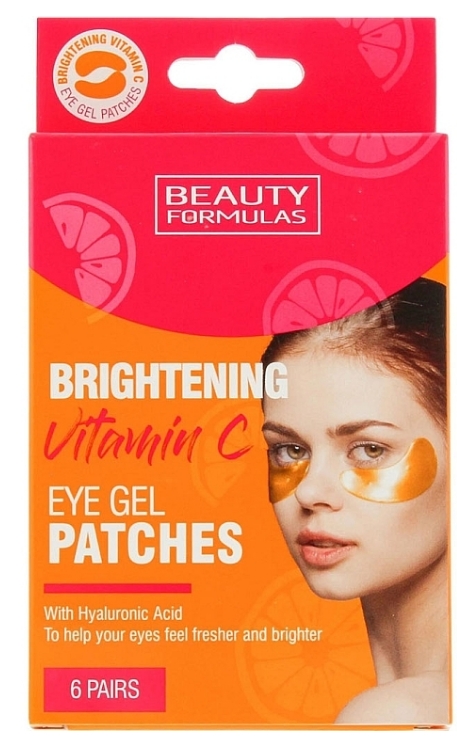Beauty Formulas Patch Illuminanti per il Contorno Occhi alla Vitamina C 12 pz