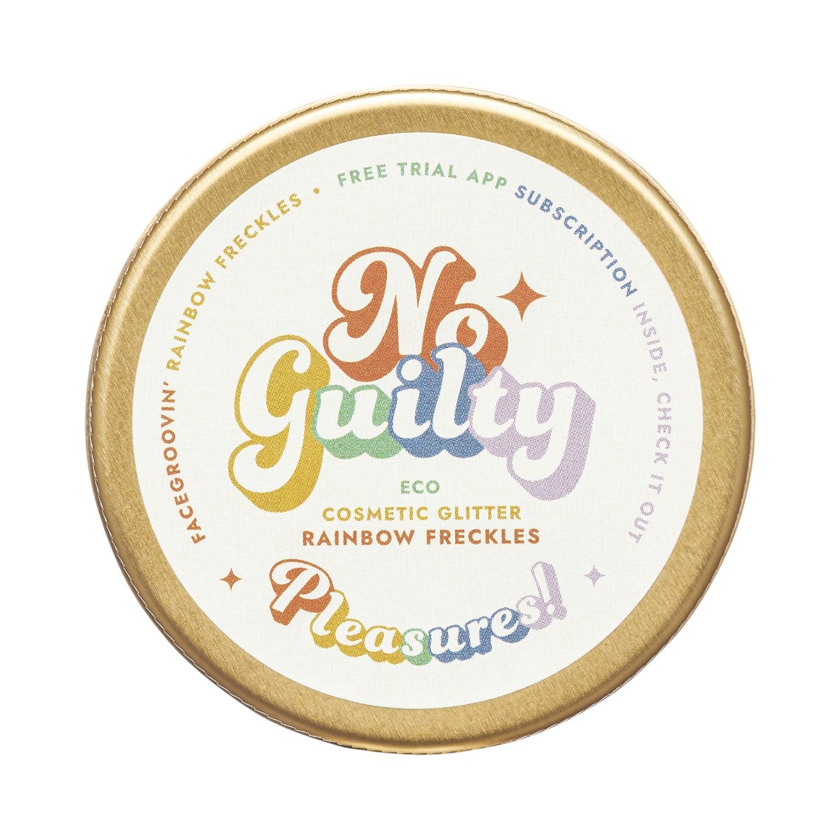 MINISTERSTWO. Facegroovin' Glitter Brokat do twarzy i ciała,  Rainbow Freckles