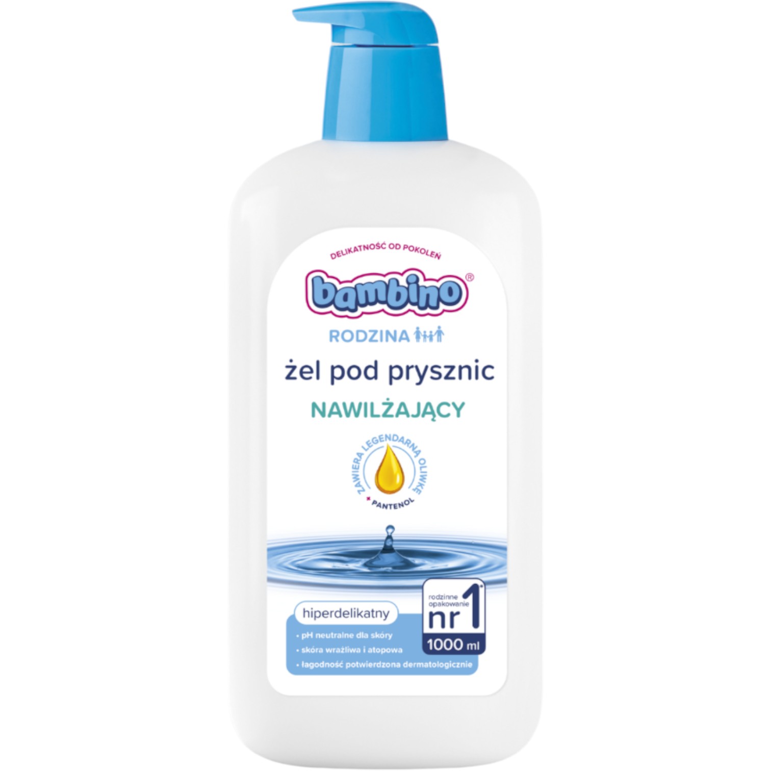 Bambino Rodzina Żel pod prysznic nawilżający, 1 L