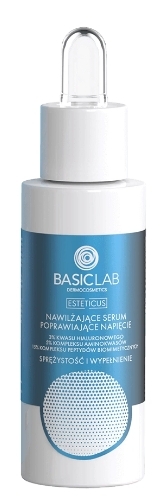 Basiclab Dermocosmetics Esteticus Siero Idratante Rassodante Con 3% Acido Ialuronico, 30 Ml