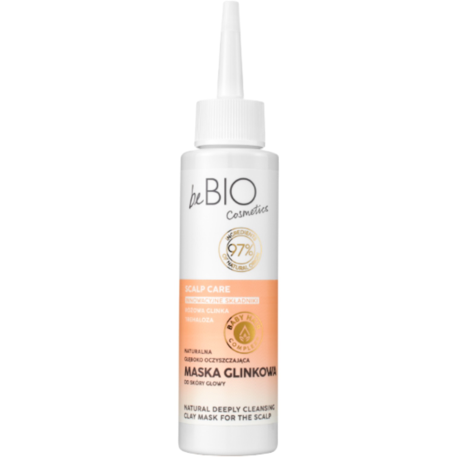 BeBio Maska glinkowa do włosów Scalp Care
