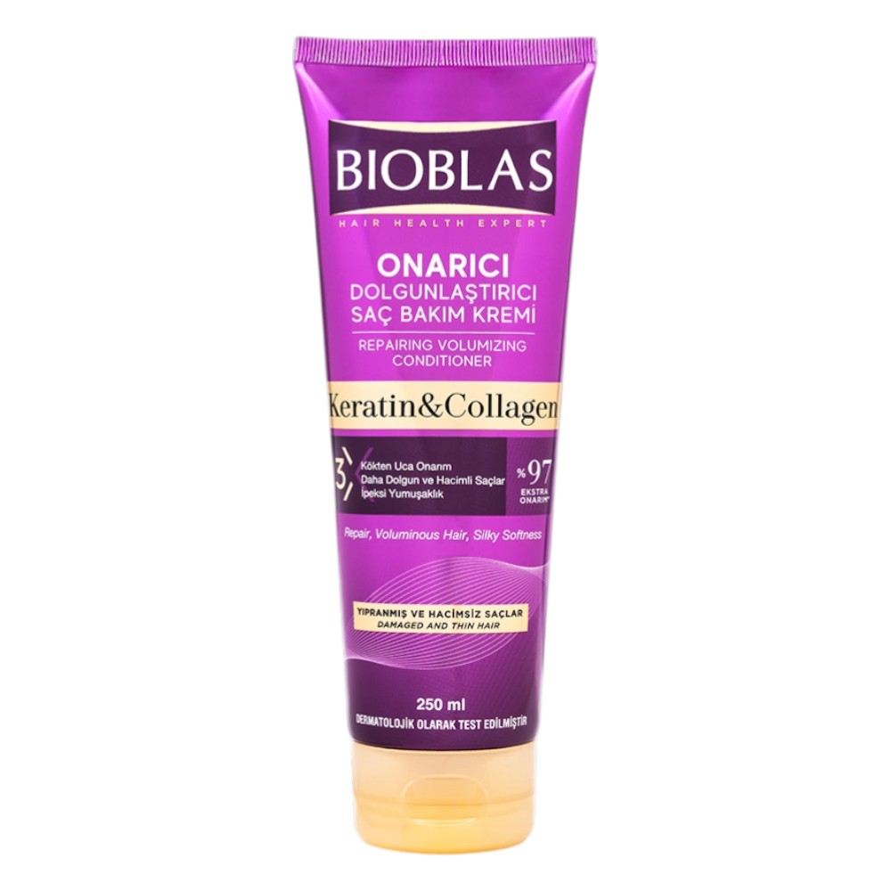 Bioblas Balsamo Alla Cheratina E Collagene Per Capelli Fini E Danneggiati-image