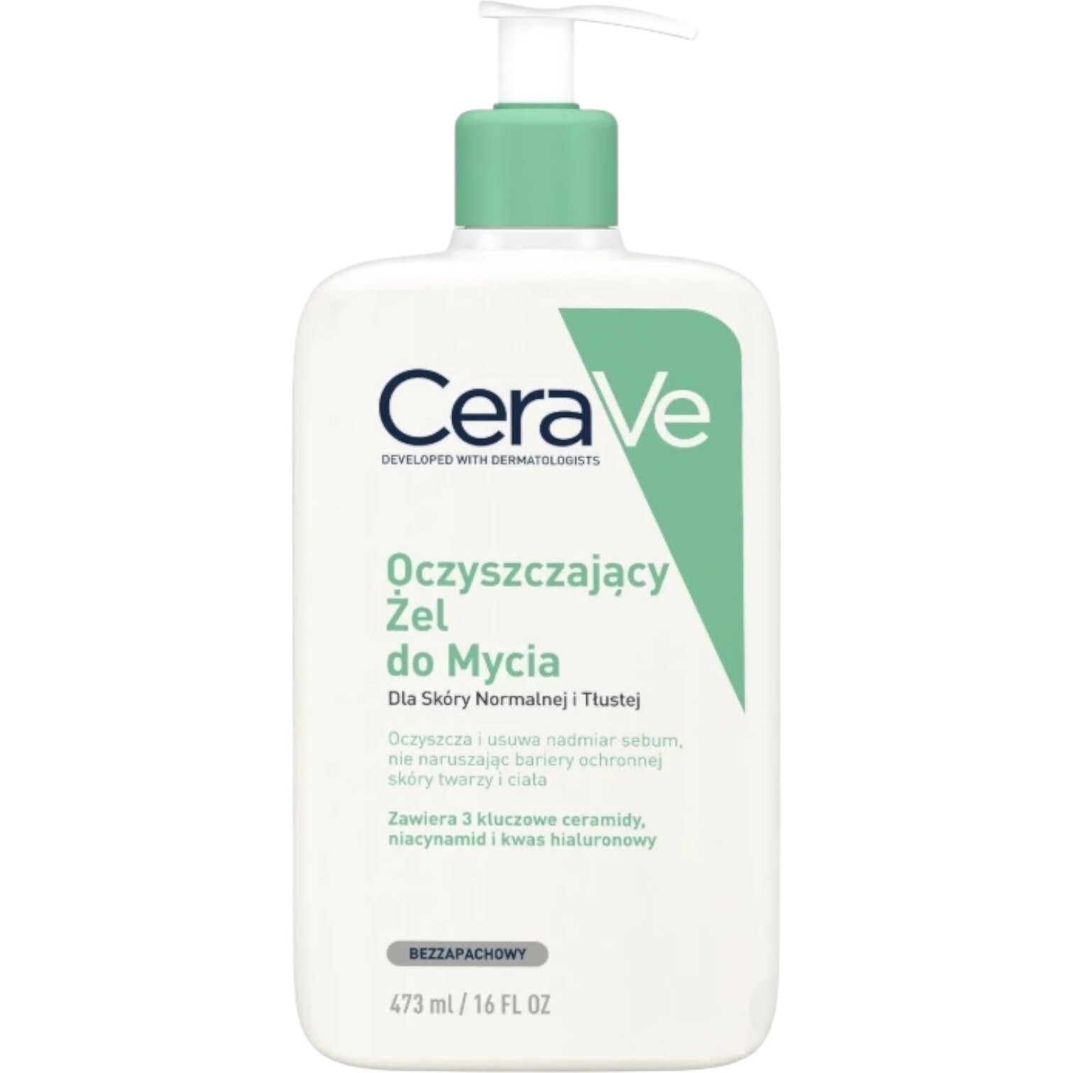 Cerave Gel Detergente Viso e Corpo, 473ml