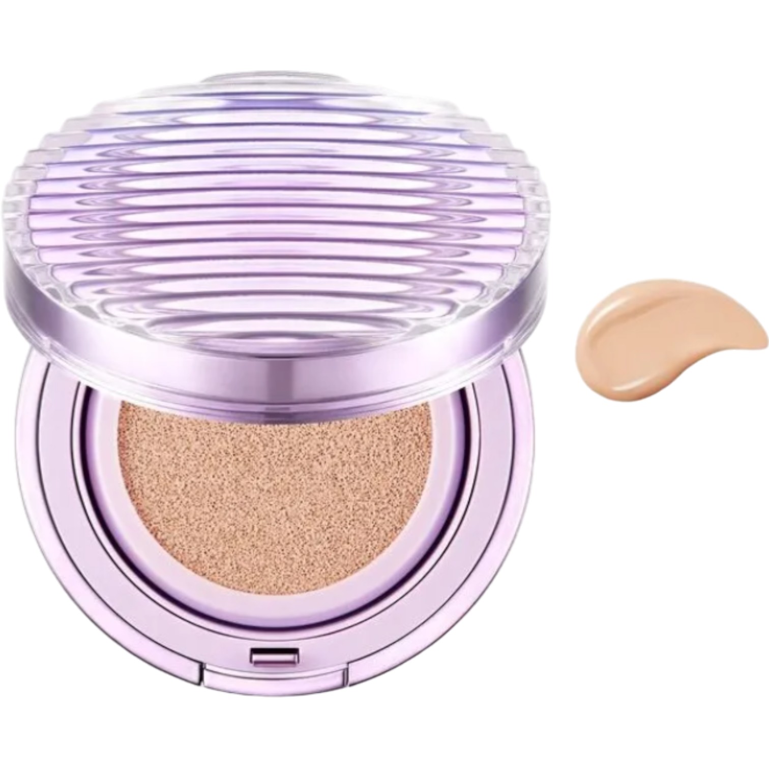 Cell Fusion C Glass Skin Cushion, Wygładzająco-ochronny podkład w poduszce z efektem Glass Skin, SPF40 PA++, 23N Beige