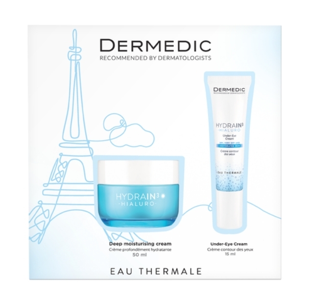 Dermedic Hydrain Kit Idratante Profondo: Crema + Crema Occhi