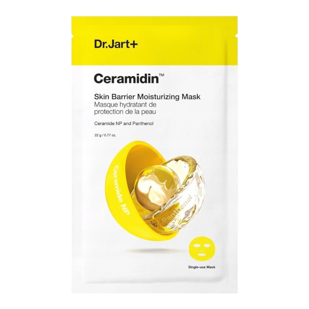 Dr.Jart+ Ceramidin™ Skin Barrier Maseczka nawilżająca w płachcie z ceramidami
