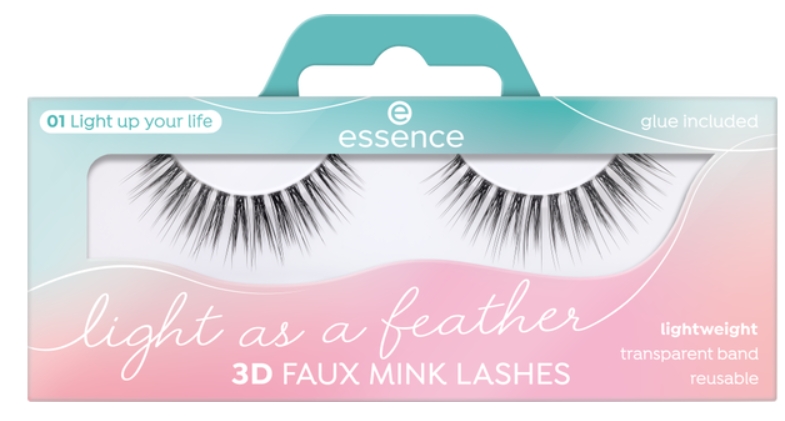 Essence Light As A Feather 3D Faux Mink Lashes 01 Ciglia Finte