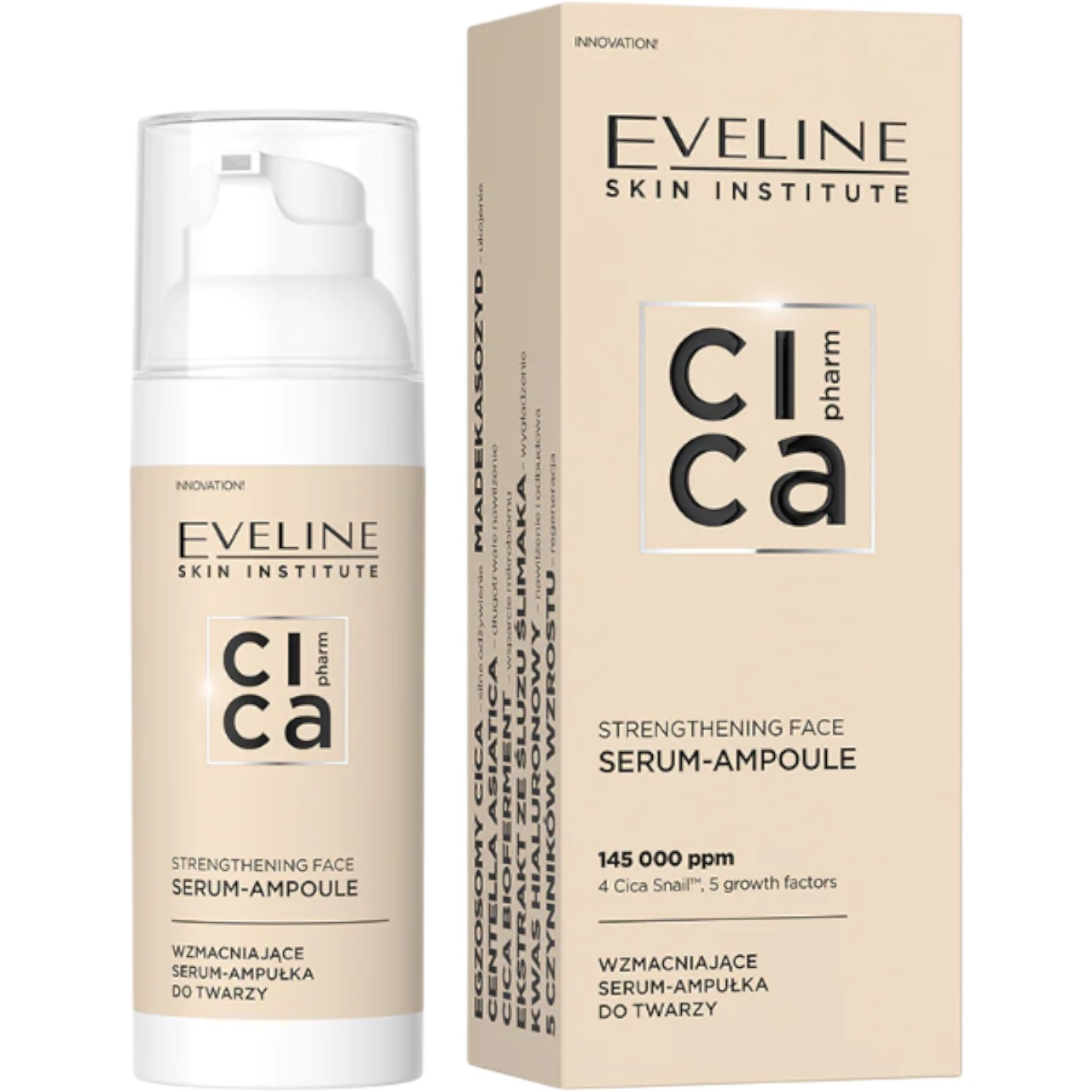 Eveline Cica Pharm Wzmacniające serum-ampułka do twarzy, 50 ml