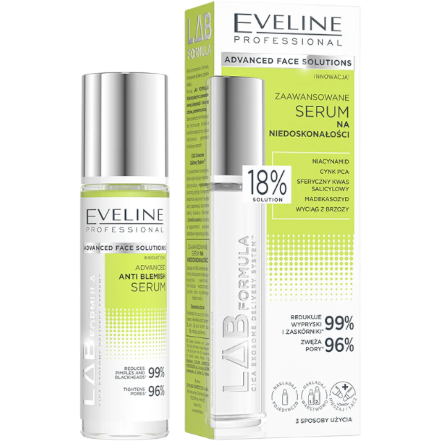 Eveline Lab Formula Serum na niedoskonałości, 30 ml