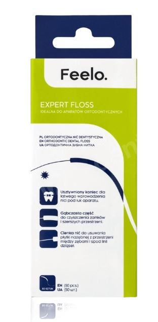 Feelo Nić Ortodontyczna Expert Floss 