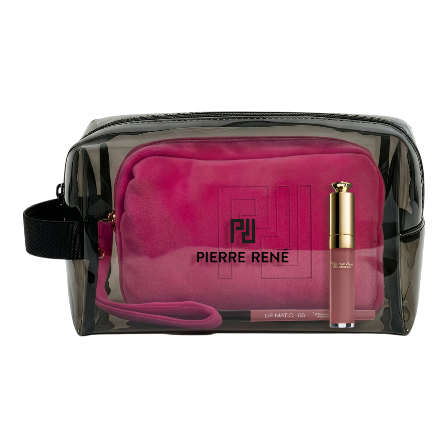 Pierre Rene Zestaw Lip Matic Shine & Define 2 Pink