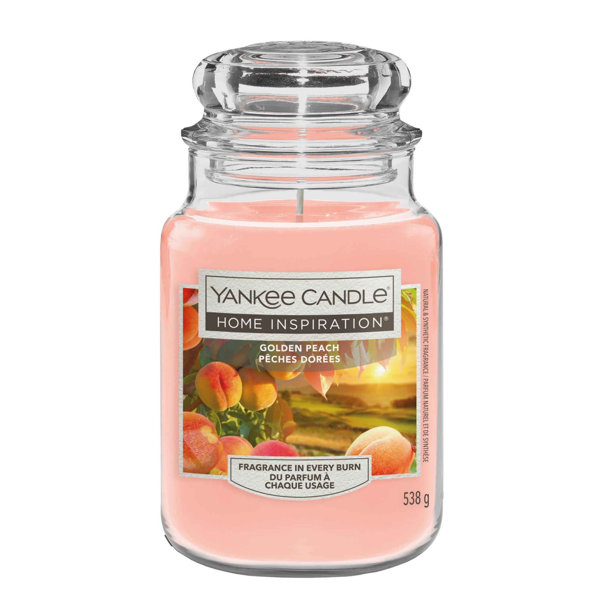 Yankee Candle Candela Home Inspiration Pesca Dorata, 538 g