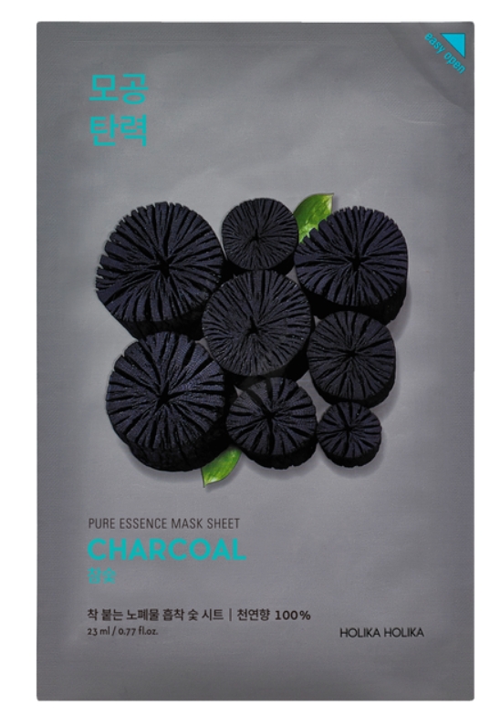 Holika Holika Pure Essence Mask Sheet Charcoal Maska do twarzy