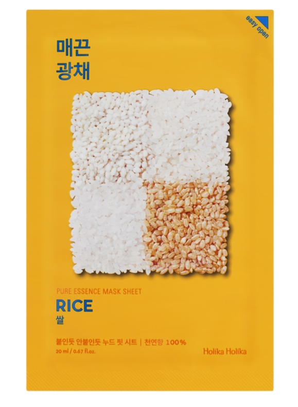 Holika Holika Pure Essence Maschera Viso Riso 23 ml