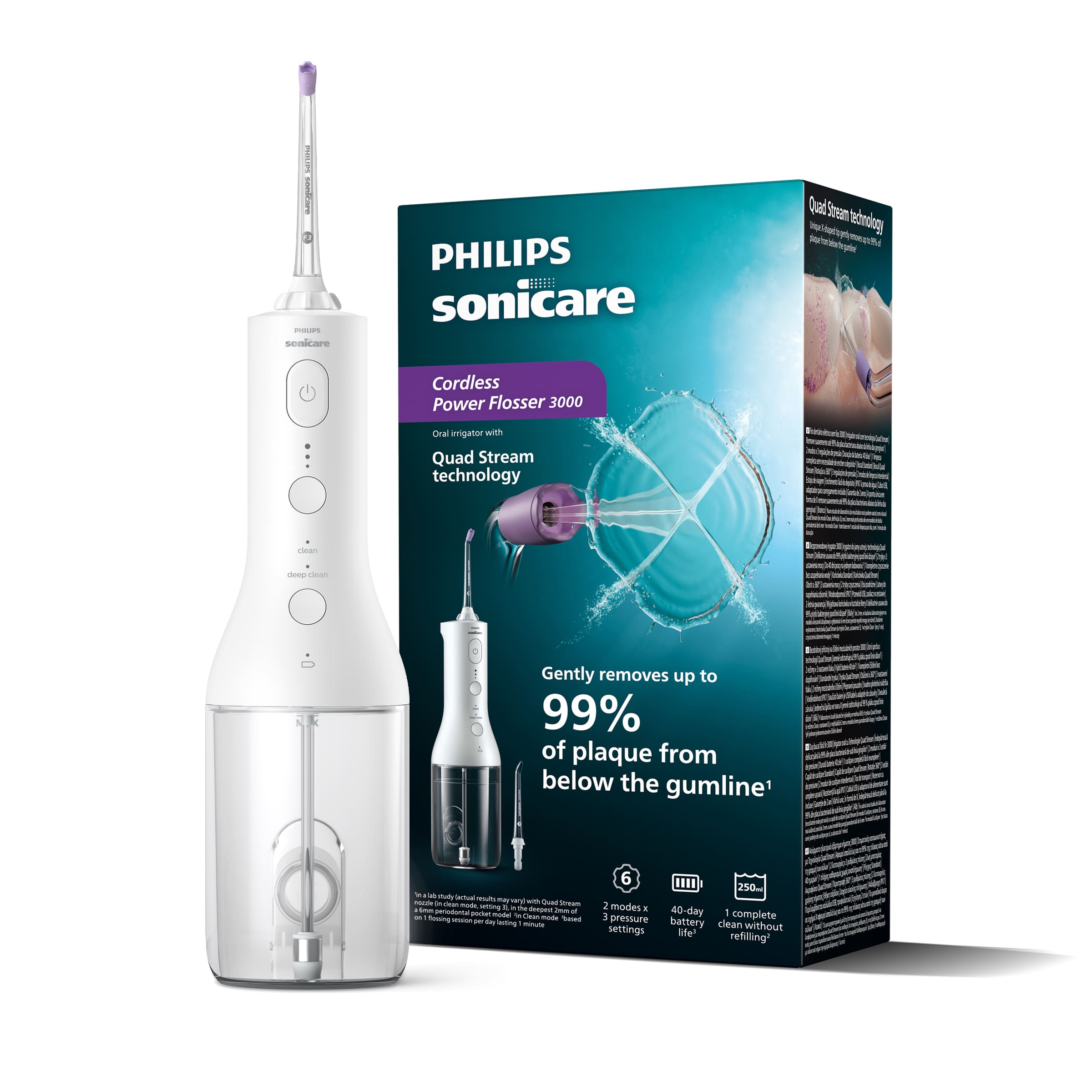 Philips Sonicare Power Flosser 3000 HX3826/31 -Irygator do zębów