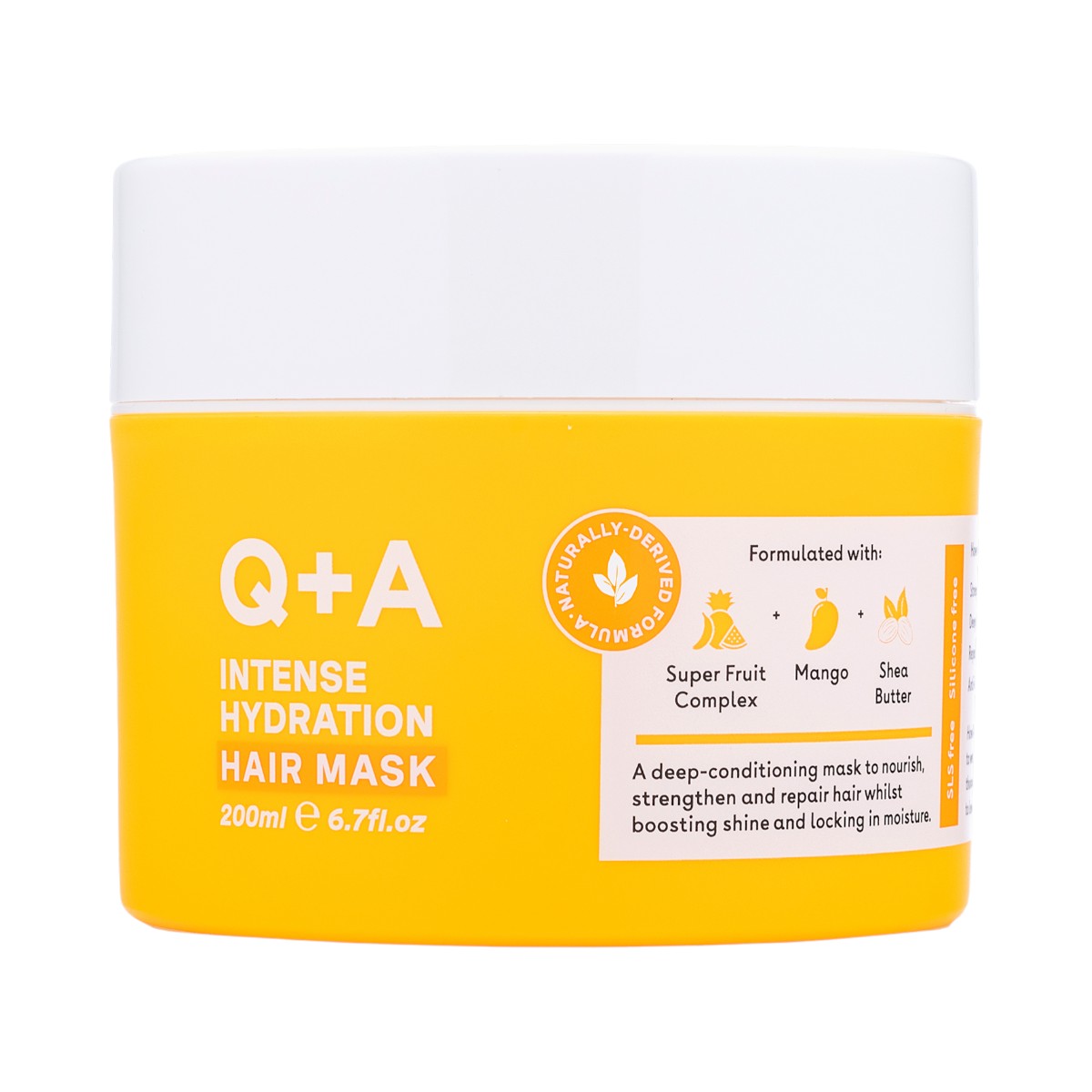 Q+A Intensywnie nawilżająca maska do włosów