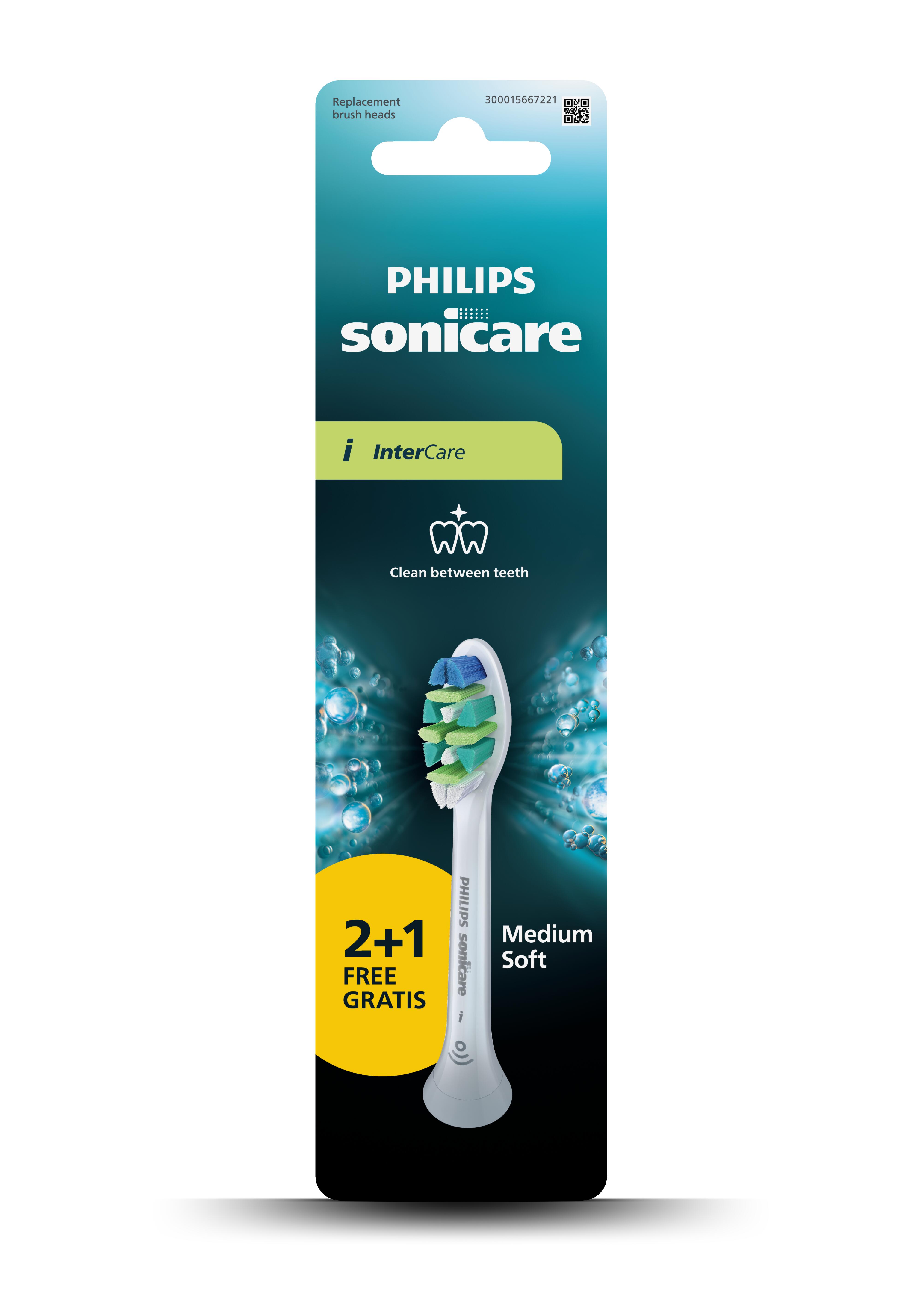 Philips Sonicare Inter Care końcówki HX9003/87 białe, 2+1gratis