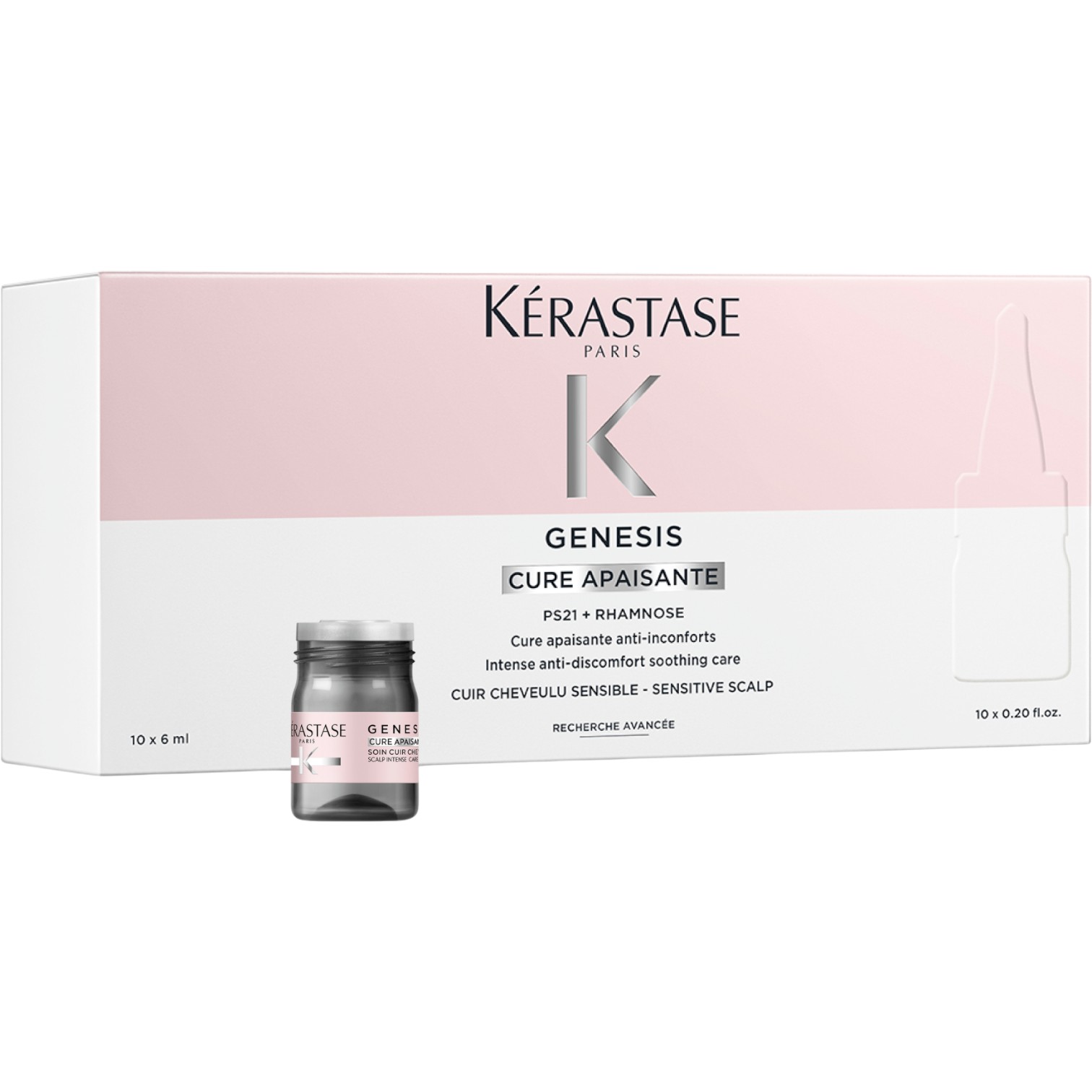 Kérastase Genesis Ampułki, Kuracja kojąca, 10 szt. x 6ml