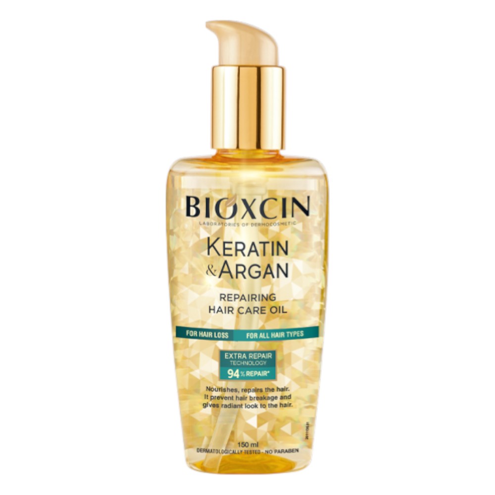 Bioxcin Keratin & Argan Olejek nawilżająco-regenerujący do włosów