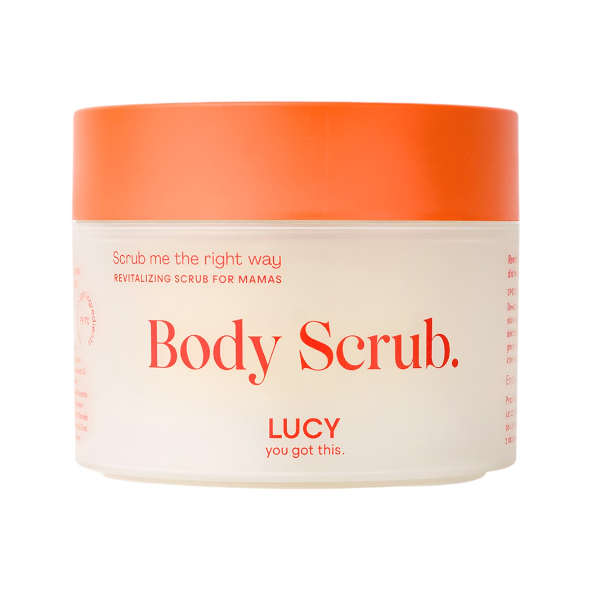 Lucy Body Scrub Rewitalizujący peeling cukrowy do ciała