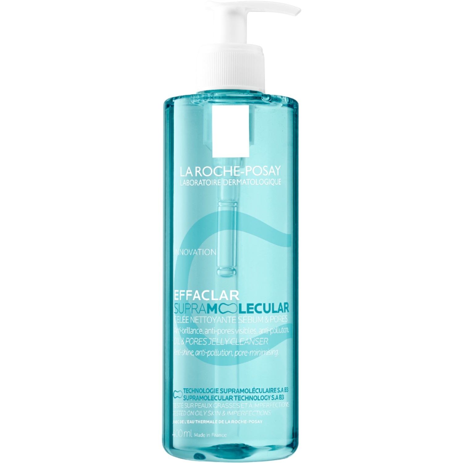 La Roche-Posay Effaclar Supramolecular Żel oczyszczający do skóry tłustej, 400 ml