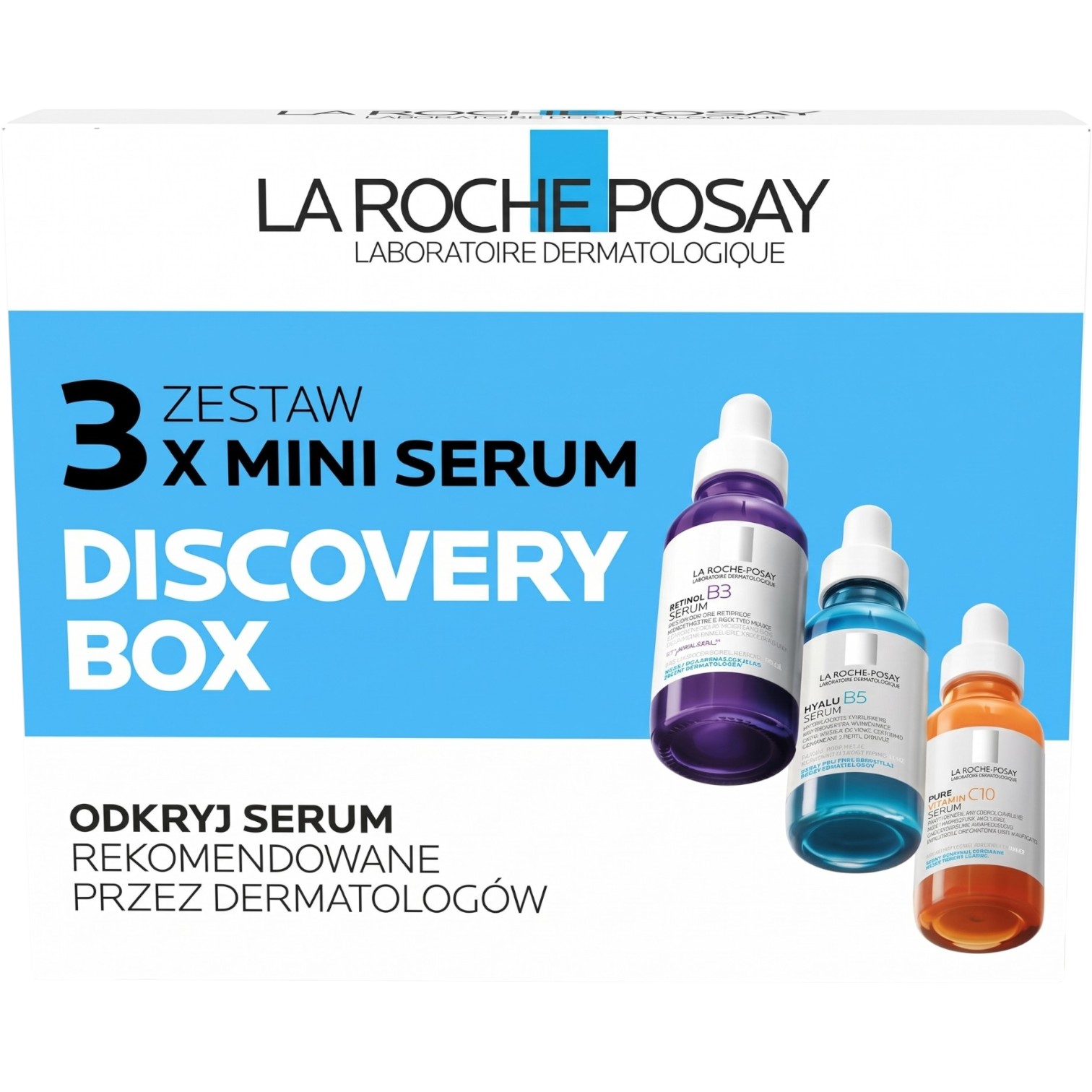 La Roche-Posay Zestaw: 3 x serum w wersji mini