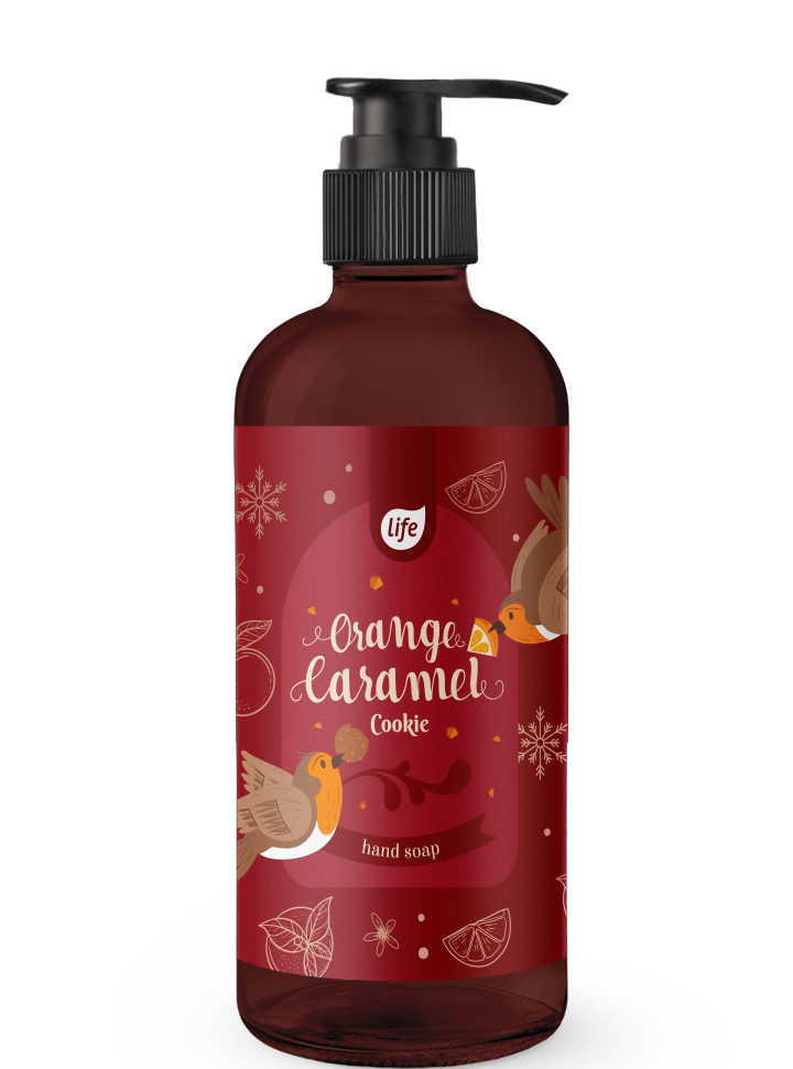 LIFE Orange Caramel Cookie Sapone 400 ml