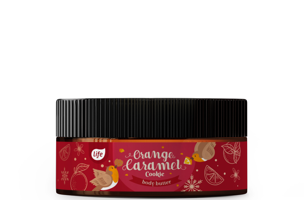 LIFE Orange Caramel Cookie Burro Corpo 200 ml