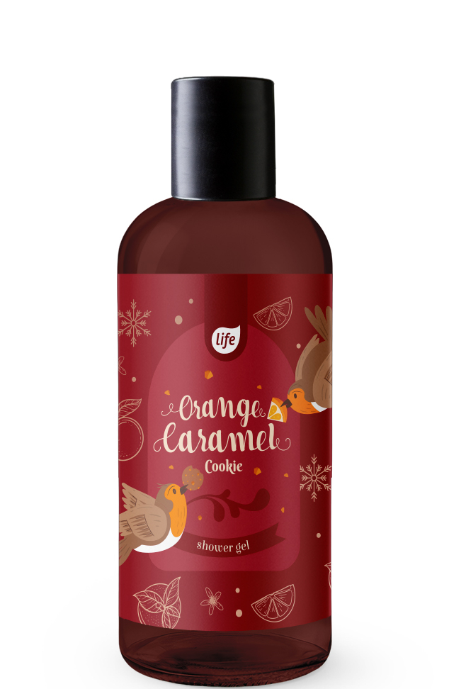 LIFE Orange Caramel Cookie Doccia Gel 400 ml