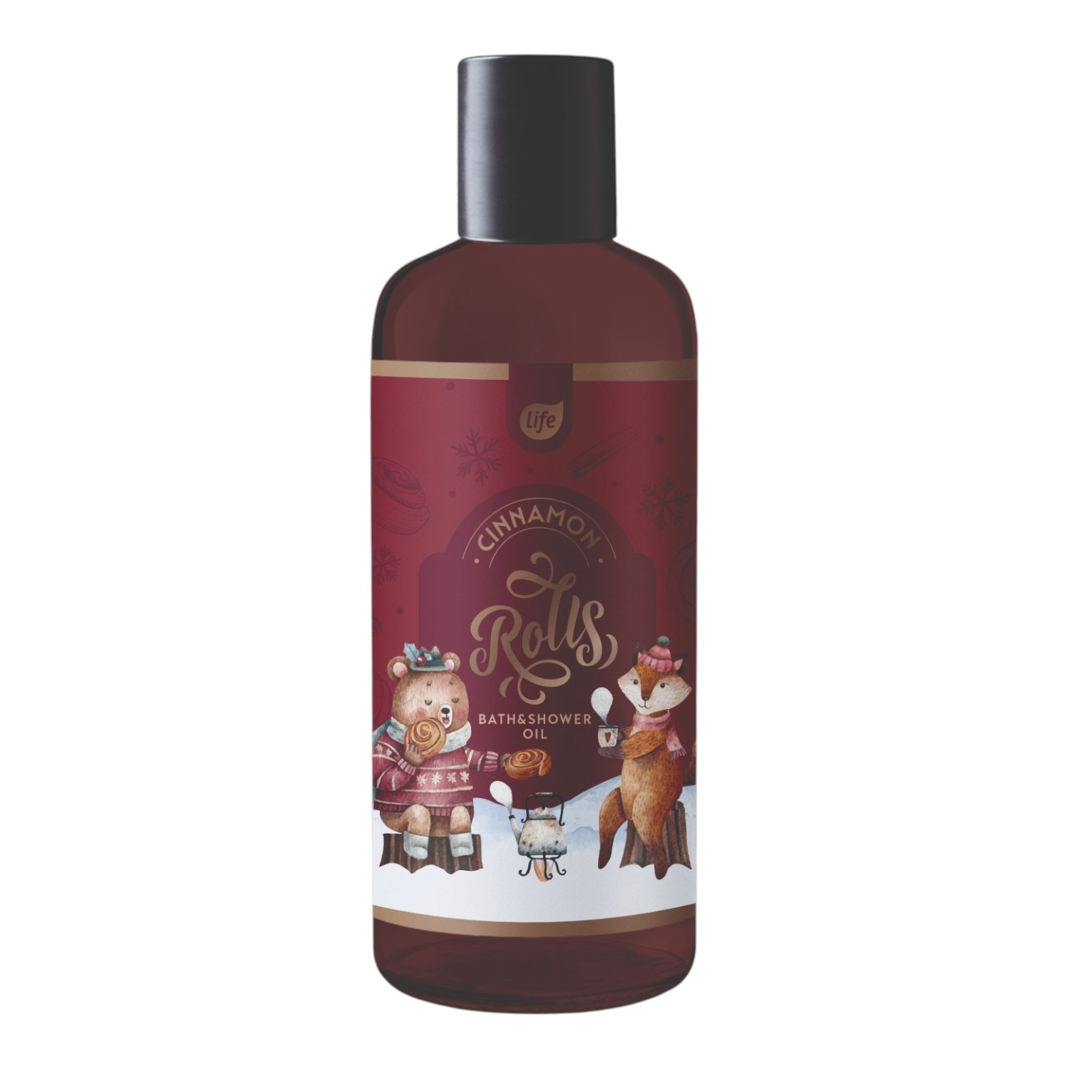 Life Cinnamon Rolls Olejek do kąpieli, 400 ml